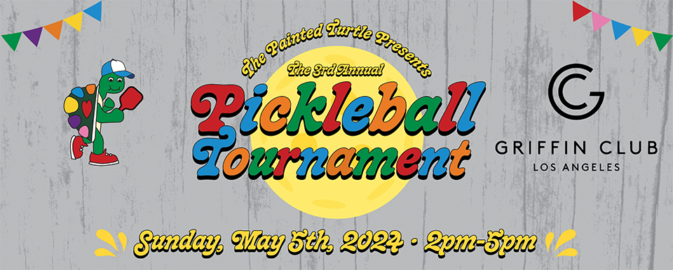 The 3rd Annual Painted Turtle Pickleball Tournament at the historic Griffin Club