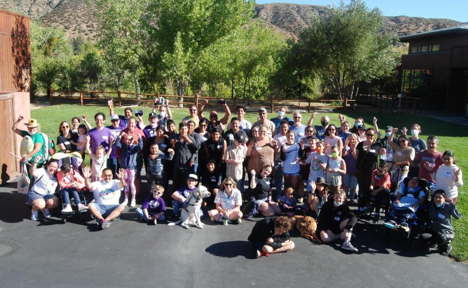 Group Photo from Epilepsy Fall Family Weekend
