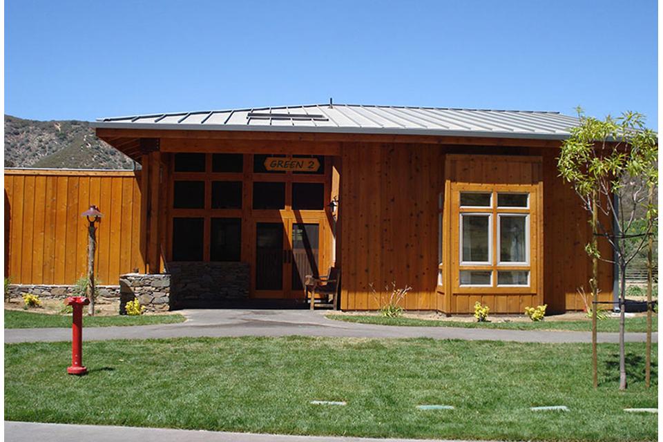 Exterior of a Cabin