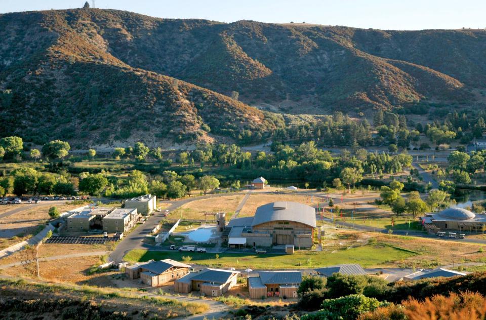 Aerial overview of the 173-acre site