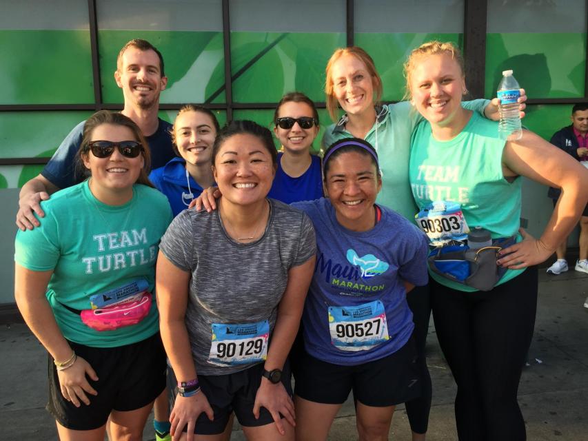 Team Turtle Runners at LA Marathon 2019