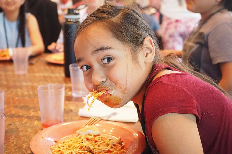 More no hands spaghetti!