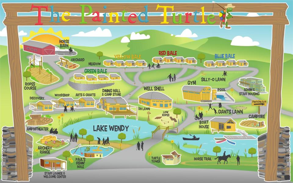 Map of The Painted Turtle