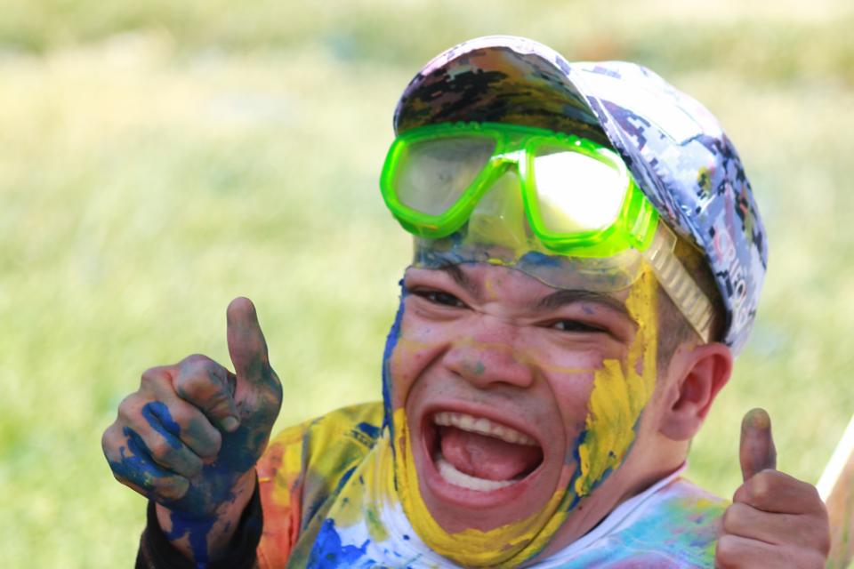 Happy boy at Camp!